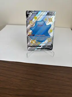 2021 Pokemon TCG Ditto V Full Art Shining Fates Shiny Vault SV118/SV122 - Image 1