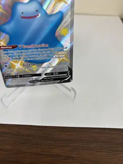 2021 Pokemon TCG Ditto V Full Art Shining Fates Shiny Vault SV118/SV122 - Image 5