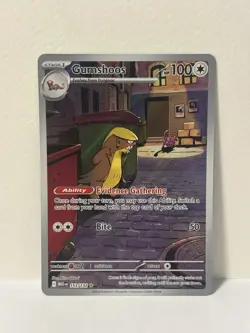 Gumshoos Illustration Rare Mega Evolution IR MEG 153/132 Near Mint Pokemon TCG - Image 1