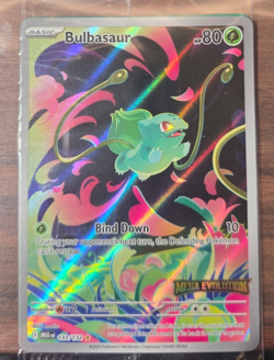 Pokemon TCG Illustration Rare Bulbasaur Mega Evolution Promo 133/132 NM Sealed - Image 1