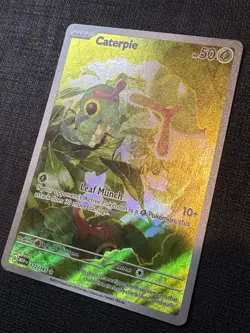 Pokemon TCG Caterpie 172/165 Illustration Rare Scarlet & Violet 151 English NM - Image 2