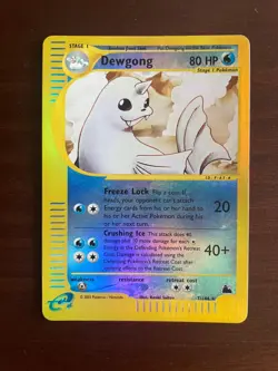 Dewgong 7/144 - Skyridge E-Reader Reverse Holo Rare Pokemon - LP - Image 1