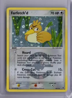 Farfetch'd 23/112 Pokemon Ex FireRed LeafGreen Reverse Holo 2004 - Image 1