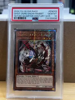 2024 Yu-Gi-Oh! - RA02 Ghost Ogre & Snow Rabbit #EN009 - PSA 10 - Image 1