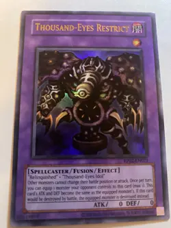 Yu-Gi-Oh Thousand-Eyes Restrict - Retro Pack 2 Rp02-en021 Ultra Rare LP - Image 1