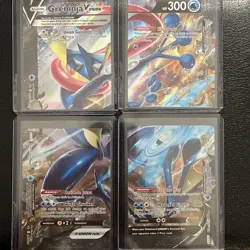 Pokemon TCG Greninja V Union Sword & Shield Promo Card Set of 4 Holo Foil M/NM - Image 1