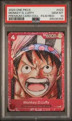 One Piece Film Red English PSA 10 Set GEM MINT (12 Card Lot Sale) - Image 2