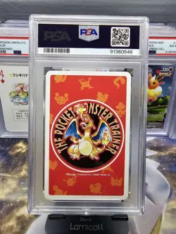 PSA 10 Blastoise 4 of Hearts Japanese Pokemon Red Poker Card 1998 LOW POP Of 14 - Image 2