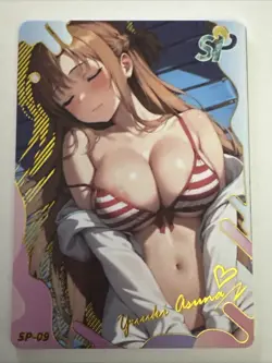 YUUKI ASUNA SP SP-09 Thick Genki Parade Goddess Story Anime Collectible Card - Image 1