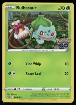 Bulbasaur - SWSH231 Promo Holo NM Pokemon SWSH: Sword & Shield Promo Cards - Image 1