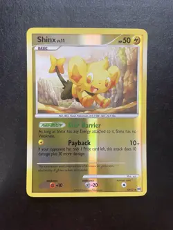 SHINING SHINX REVERSE HOLO RARE Card Pokemon TCG Great Condition (P646) - Image 1