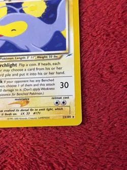 1st Edition Light Lanturn 23/105 Neo Destiny Regular Wotc Pokemon Card Lp + - Image 4