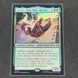Magic The Gathering MTG Spiderman Spider-Man, Miles Morales Mythic Rare M0018 - Image 1