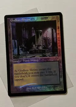 MTG Magic The Gathering Foil Godless Shrine *NP - Image 1