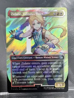 Zidane, Tantalus Thief (Borderless) (Surge Foil) Final Fantasy Foil - Image 1