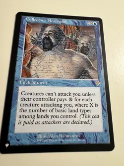 Magic The Gathering: Collective Restraint. Regular. NM. - Image 2