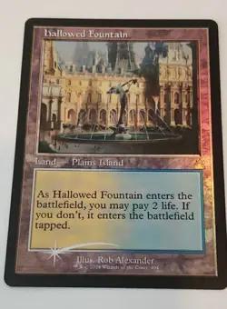 Hallowed Fountain (Retro Frame) | Ravnica Remastered Foil | Magic the Gathering - Image 1