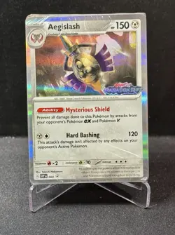 Pokemon Aegislash SVP060 Sealed Build and Battle Stamped Paradox Rift Deck - Image 1