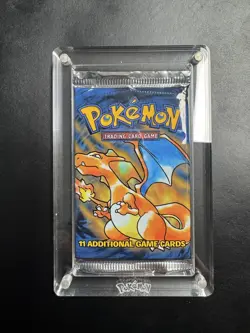 Pokemon FACTORY SEALED 1999 Base Set Unlimited Charizard Art Booster Pack!! WOTC - Image 3