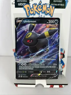 SWORD & SHIELD PROMO UMBREON V SWSH203 POKEMON PROMO NM - Image 1
