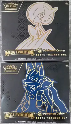 🔥 Pokemon Center Mega Evolution Gardevoir & Lucario ETB Elite Trainer Box Set🔥 - Image 1