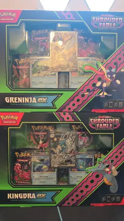 Pokemon TCG Shrouded Fable Greninja & Kingdra EX Special Illustration Collection - Image 2