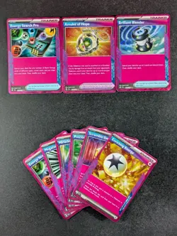 2024 Pokemon Surging Sparks ACE Spec Lots Of 9 AMULET OF HOPE/ENRICHING ENERGY - Image 1