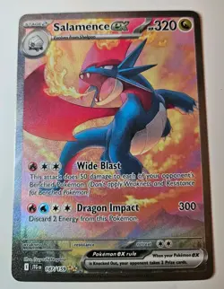 Pokemon Salamence ex 187/159 Journey Together Special Illustration Rare Holo - Image 1