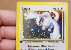 POKEMON TCG 1st EDITION LUGIA 9/111 ☆ RARE NEO GENESIS VINTAGE NEAR MINT! - Image 2