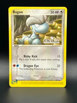 Pokemon EX "Dragon Series"-Bagon 50/97-GEN CON Black Star Promo Super Rare- NM+ - Image 1