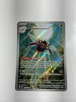 Ninjask 137/132 Pokemon Mega Evolution Holo Illustration Rare - Image 1