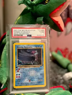 Pokemon Shining Gyarados Neo Revelation 1st Edition Rare Holo #65 PSA 7 - Image 1