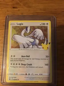 Pokemon TCG Lugia Celebrations 022/025 Holo Holo Rare - Image 1