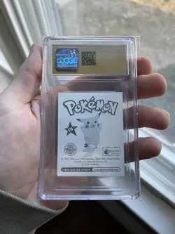 Pokemon Merlin 1998 Ash Holographic Series 1 CGC Pristine 10 - Image 2