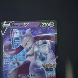 Mewtwo V SWSH223 Pokemon TCG: Sword & Shield - Holo Promo - Black Star Promo - Image 2