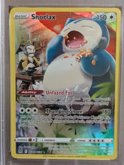 PSA 9 Snorlax TG10/TG30 Full Art - Pokemon Sword & Shield Lost Origin 2022 - Image 2