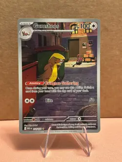 Gumshoos 153/132 Illustration Rare Pokemon Mega Evolution - Image 1