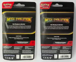 Set Of 2 Pokemon Mega Evolution Premium Checklane Blisters Tyranitar Meowscarada - Image 2