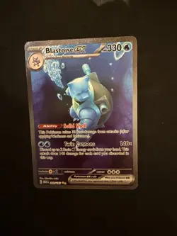 Blastoise ex 200/165 - Scarlet Violet 151 Special Illustration Rare Pokemon NM - Image 1