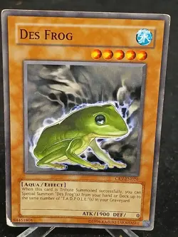 Yu-Gi-Oh! Des Frog CRV-EN026 C MP - Image 1