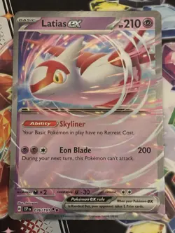 🔥Latias EX 076/191 Double Rare Surging Sparks Holo Pokemon Card EN TCG NM+🔥 - Image 1