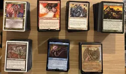 MTG Card Lot Roughly Over 750 Cards Uncommon Common And Rares, All Colors, Foils - Image 1