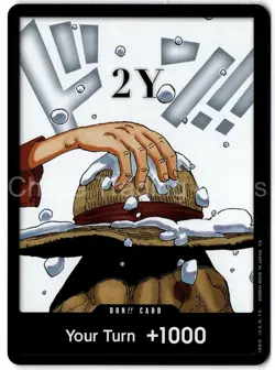 Special DON!! Card 2Y DP-08 One Piece Legacy of the Master Promo Foil NM English - Image 1