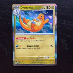 Dragonite 149/165 Pokemon 151 Scarler & Violet Holo Rare Card NM - Image 1