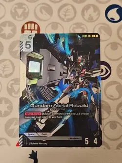Gundam Aerial Rebuild Foil - GD01-067 NM - Gundam TCG Card Game - Image 1