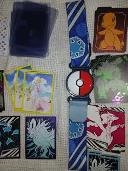 collection of Pokemon Trading Card Game (TCG) merchandise Sleeves And Belt - Image 2