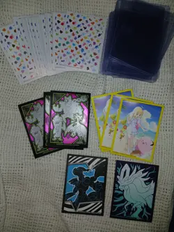 collection of Pokemon Trading Card Game (TCG) merchandise Sleeves And Belt - Image 3