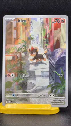 Litleo 139/132 Illustration Rare Pokemon Card Mega Evolutions - English TCG NM - Image 1
