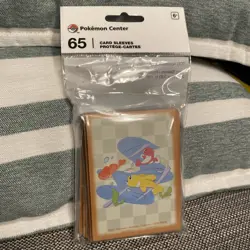 Tatsugiri 65-count sealed Pokemon Center card sleeves - Image 1