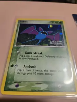 Pokemon Card - Zubat Team Rocket Returns 82/109 Reverse Holo Stamped - Image 5
